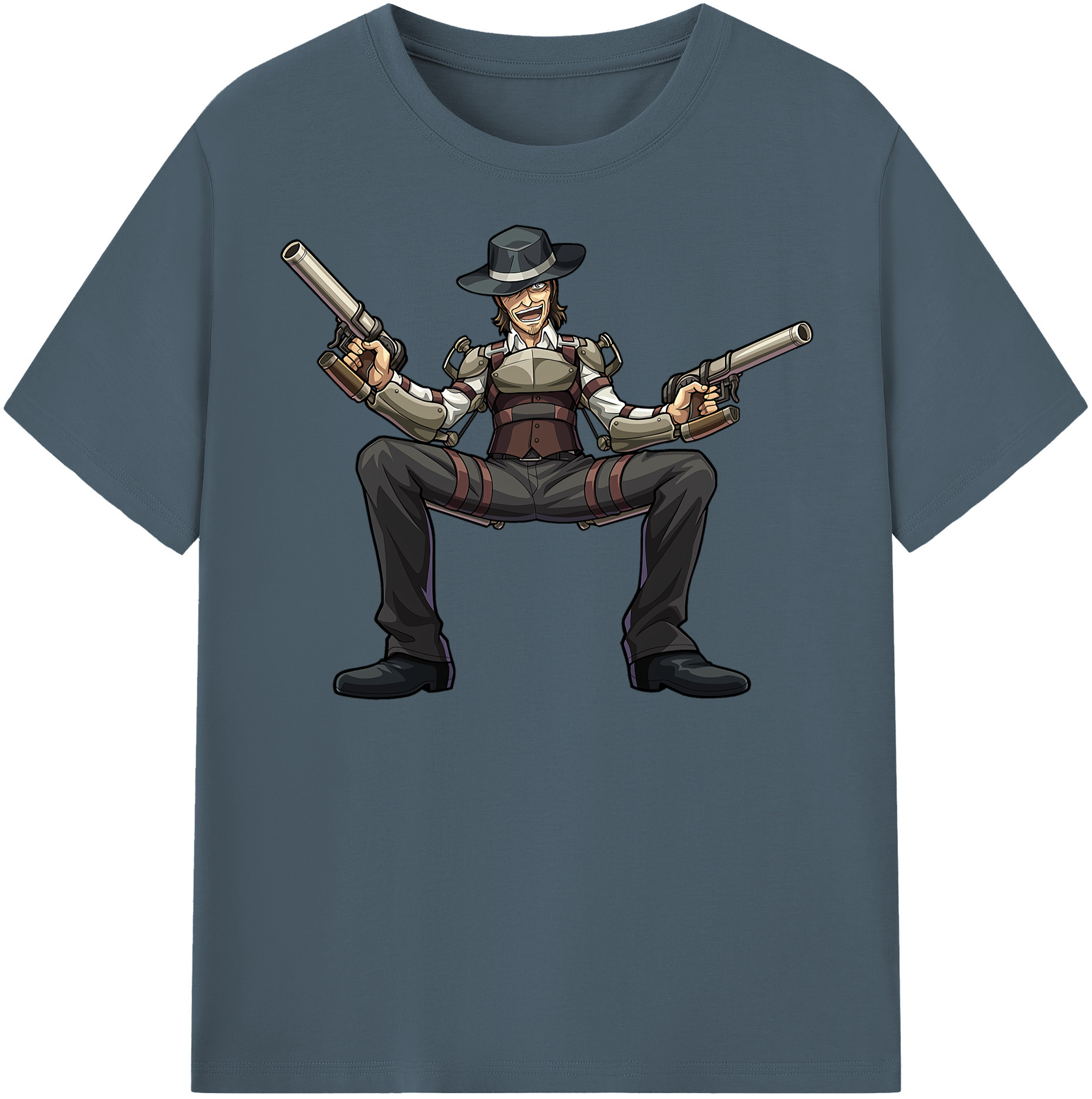 （画像用） 進撃の巨人 ケニー·アッカーマン Attack on Titan Kenny Ackerman 綿100％半袖Tシャツ（フロントプリント）